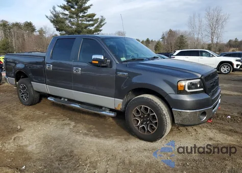 2008 Ford F150 Supercrew из США, поврежденный, VIN 1FTPW14528FA05556